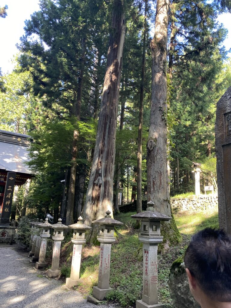 三峯神社の参道