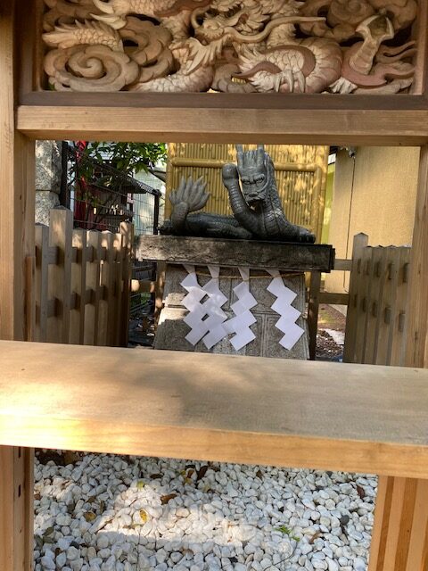 田無神社の白龍