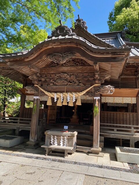 田無神社の本殿(金龍)