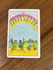 特典のカード　カップ10